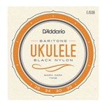 D'Addario EJ53B Bari Uke Strings-Blk