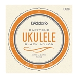 D'Addario EJ53B Bari Uke Strings-Blk