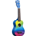 Amahi DDUK10 Wavy Rainbow Soprano Uke