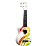 Amahi DDUK7 Swirl Design Soprano Uke