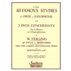 48 Famous Studies for Oboe And Saxophone