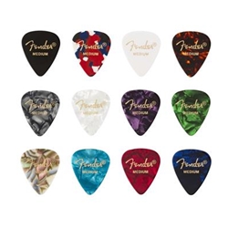 Fender 12351MBLM Picks Blue Moto Medium