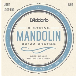 D'Addario J62 Mandolin Strings Bronze-Loop