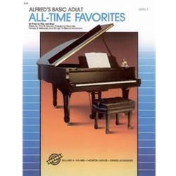 Alfred's Basic Adult Piano All-Time Favorites, Level 1