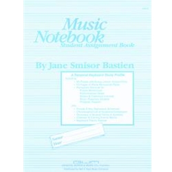 Music Notebook - Student Assignment Book