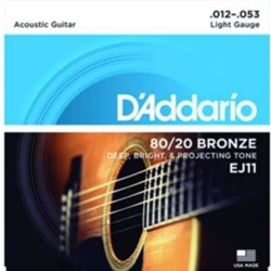 D'Addario EJ11 Guitar Strings Lt Bronze