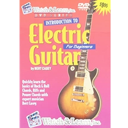 Watch & Learn Introduction to Electric Guitar DVD