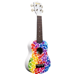 Amahi DDUK3 Rainbow Flower Soprano Uke