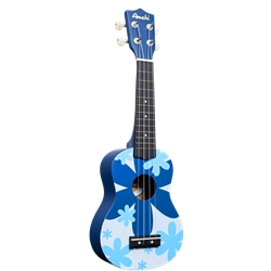 Amahi DDUK8 Blue Flower Soprano Uke