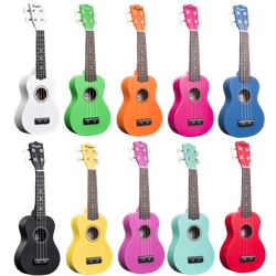 Amahi PGUKGR Green Penguin Soprano Uke