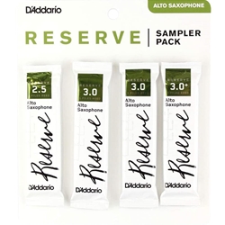 D'Addario DRSJ25 Reserve Alto Sax Sampler 2.5/3/3+
4/Card